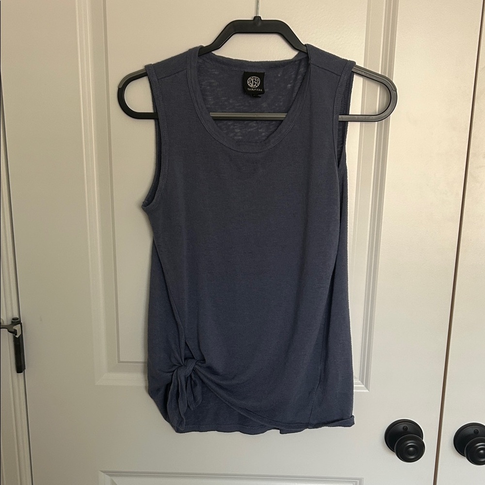 Bobeau Navy Sleeveless Muscle Tee